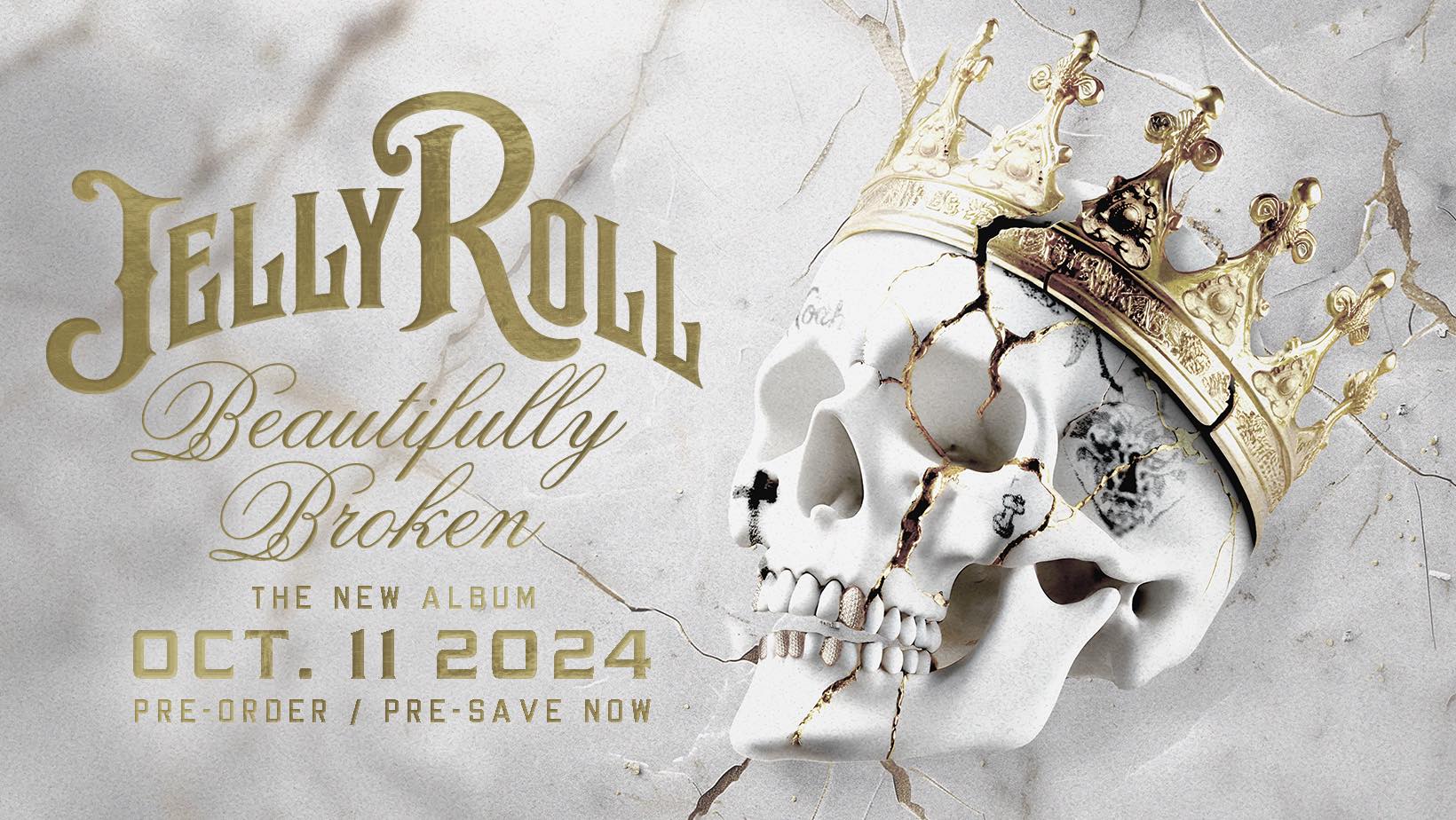 Jelly Roll Kondigt Nieuw Album &lsquo;Beautifully Broken&rsquo; Aan &ndash; Release op 11 Oktober!