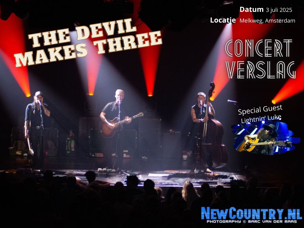 The Devil Makes Three & Lightnin’ Luke live in Melkweg Amsterdam