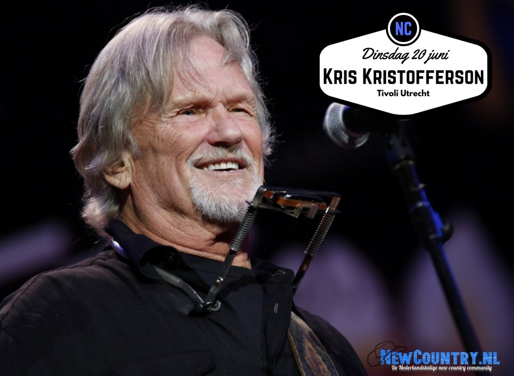 Kris Kristofferson naar Nederland! 20 juni 2017