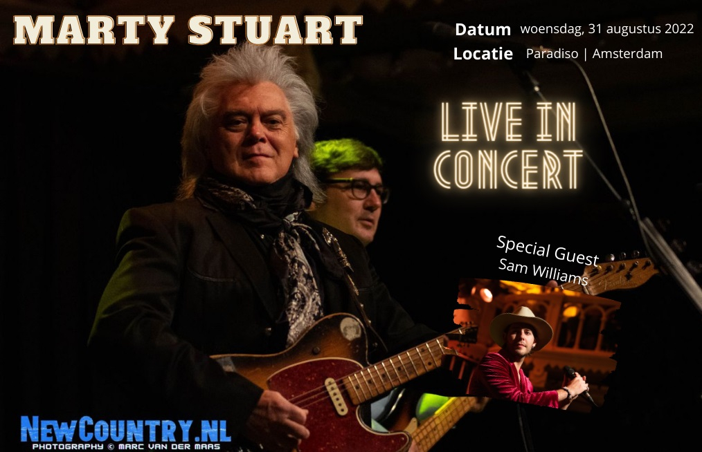 Fotoverslag: Marty Stuart en Sam Williams in de Paradiso Amsterdam