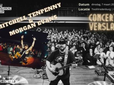 Concertverslag: Mitchell Tenpenny & Morgan Evans TivoliVredenburg