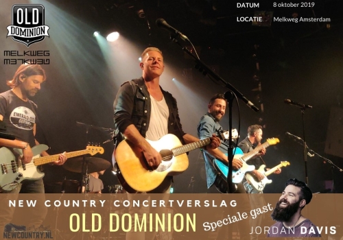 Old Dominion en Jordan Davis zetten geweldige show neer in overvol Melkweg