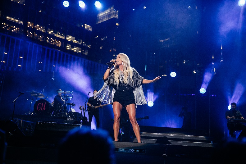 Carrie Underwood tijdens “CMA Summer Jam” op dinsdag, 27 juli, 2021