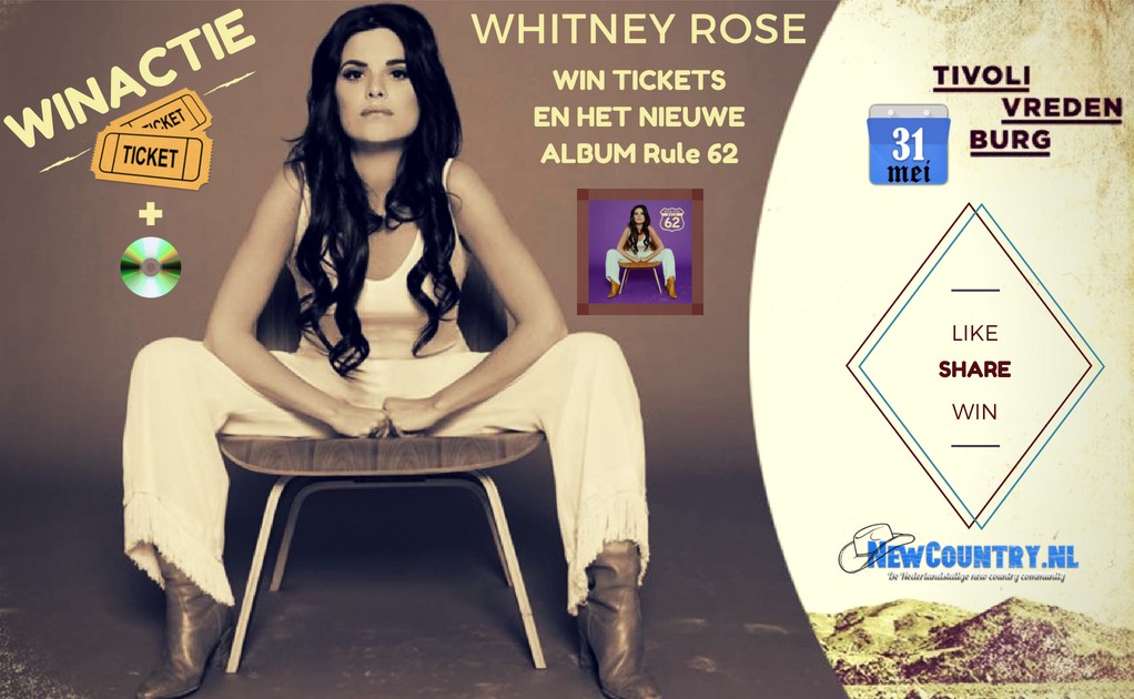 WINACTIE! win kaarten plus het nieuwe album van Whitney Rose!