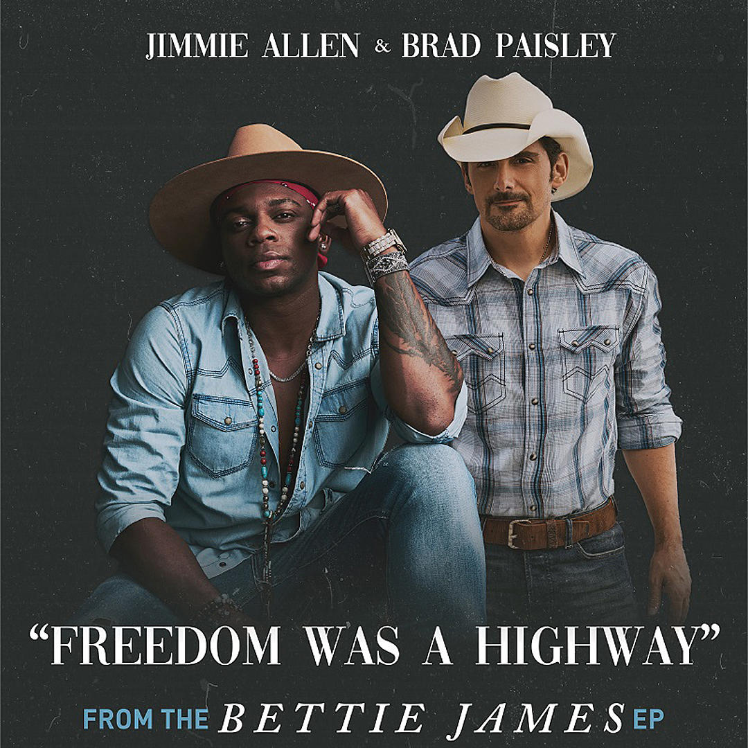 Brad Paisley en Jimmie Allen op #1 met Freedom Was a Highway