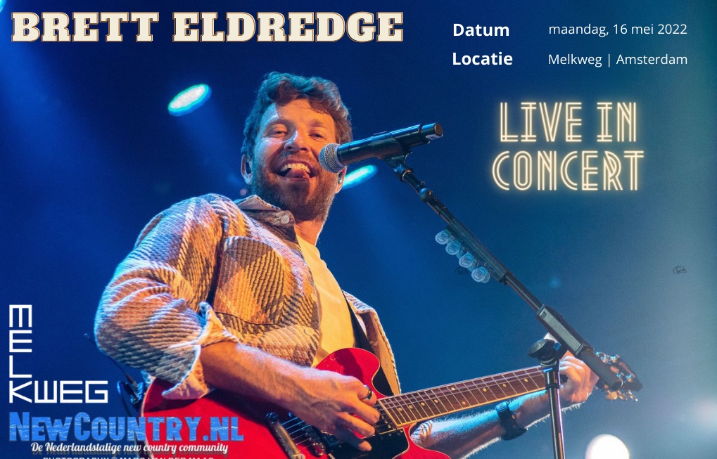 Concertverslag: Brett Eldredge - Melkweg Amsterdam