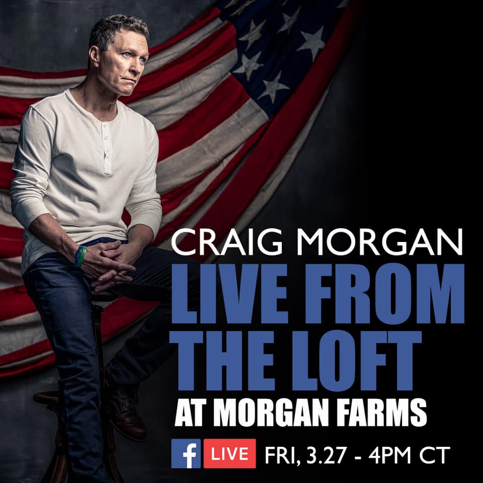 Live streams met Craig Morgan en Dierks Bentley (27 maart)